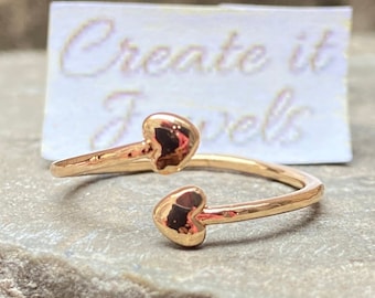 Tiffany &co Elsa Peretti Open Heart Ring 18ct Gold - Etsy