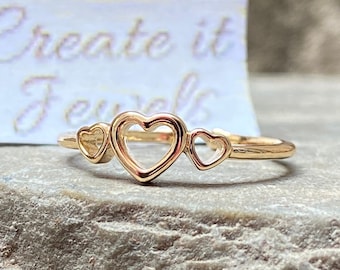 Tiffany &co Elsa Peretti Open Heart Ring 18ct Gold - Etsy