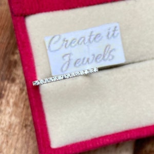 Minimalist Sterling Silver Ring Stacking Ring Flat Bar Ring Thin Silver Ring Horizontal Bar Ring Dainty Silver Ring Geometric Ring Gift Her