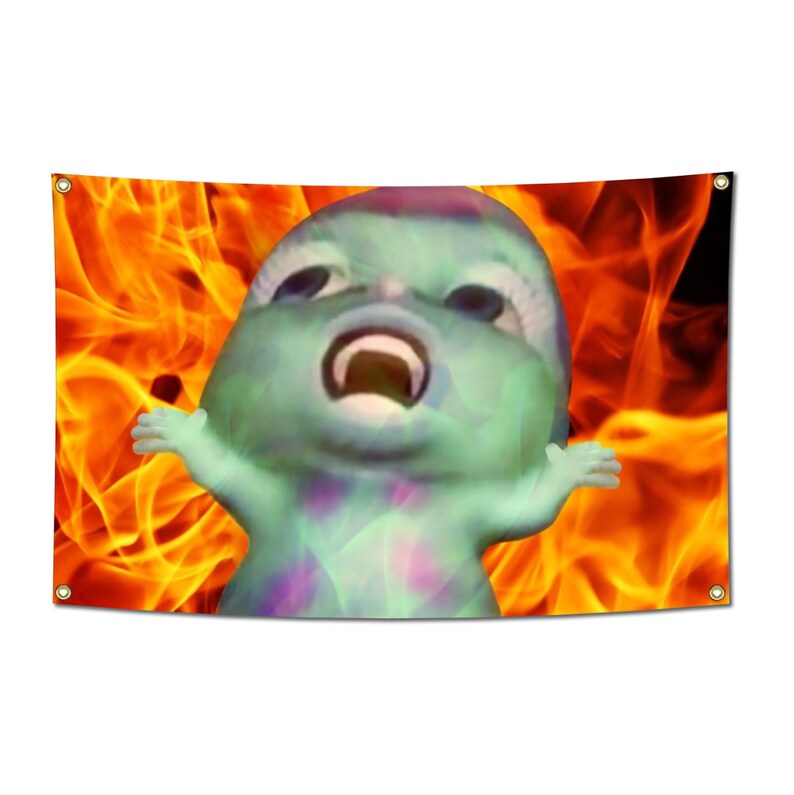Bibble Flag Banner Flag Banner Meme Flag Funny Tapestry Etsy