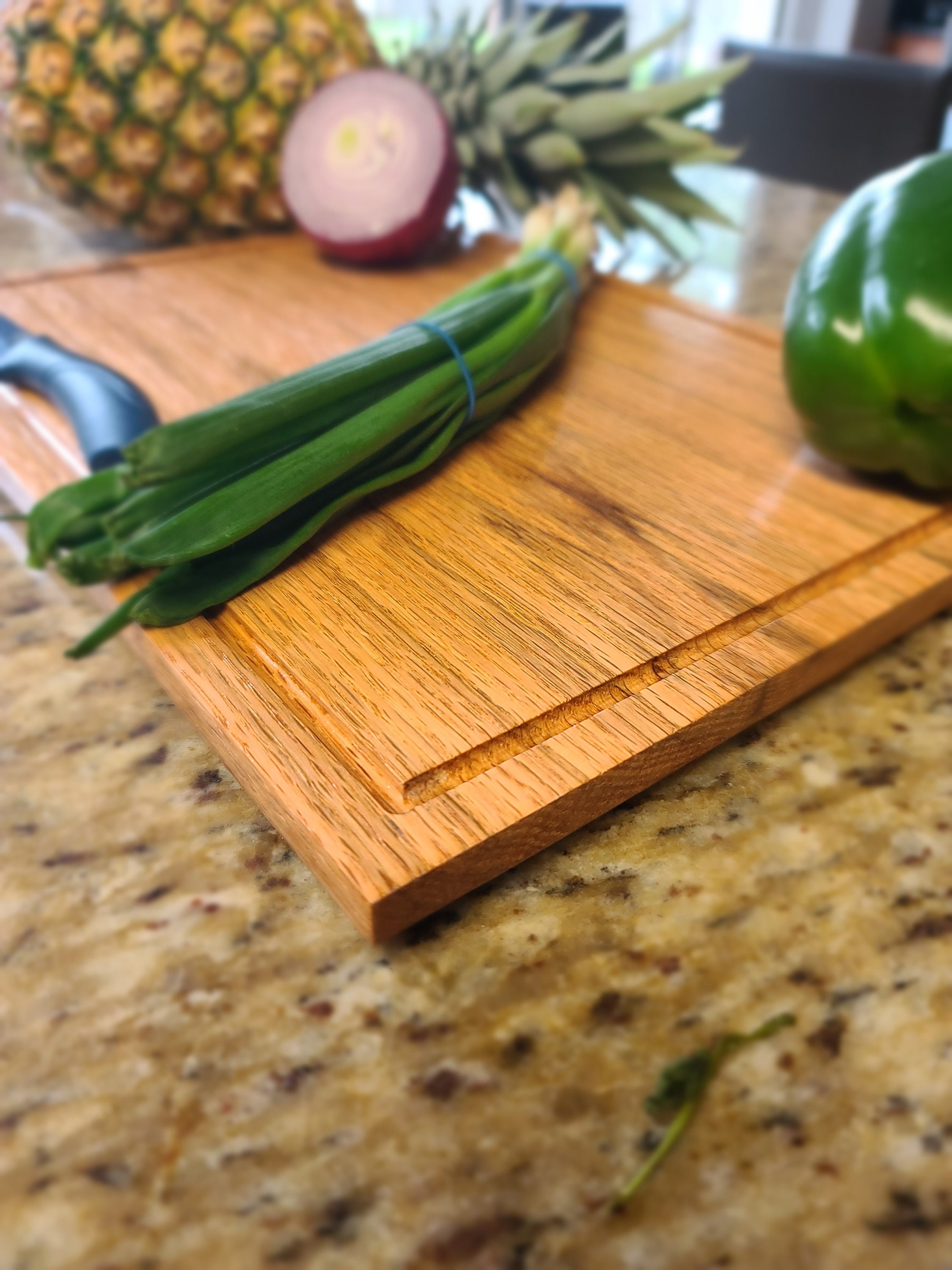 Red Oak Cutting Board Handmade Etsy