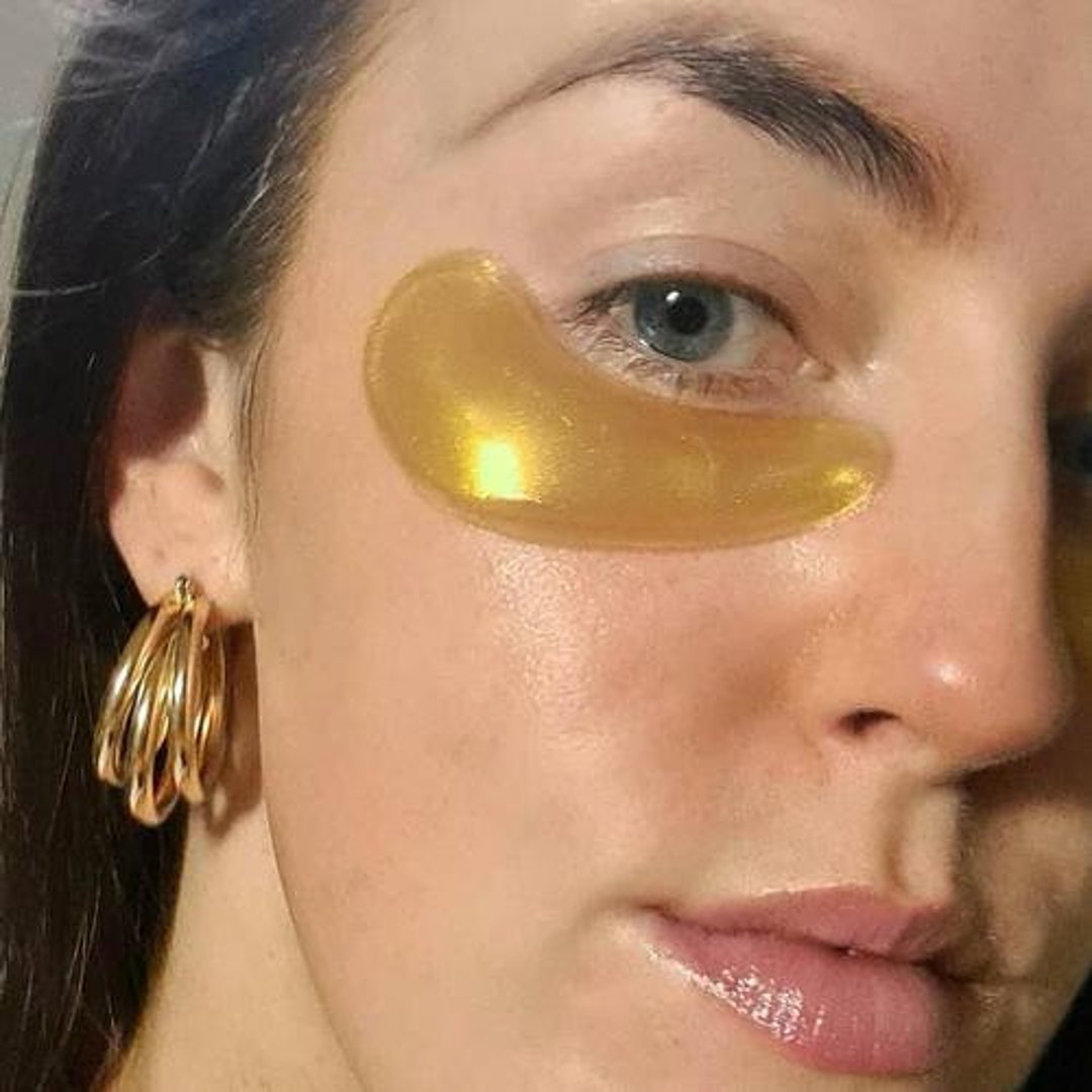 24k Gold Eye Mask, Collagen Eye Mask Pads, Dark Circle Eye Treatment