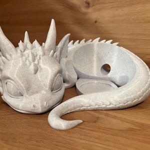 Lying Baby Dragon for Alexa Echo Dot Alexas / HomePod mini or Toniebox image 9