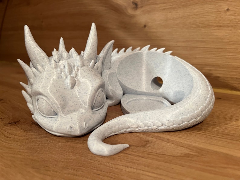 Lying Baby Dragon for Alexa Echo Dot Alexas / HomePod mini or Toniebox image 9