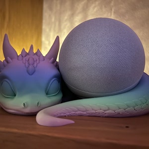 Lying Baby Dragon for Alexa Echo Dot Alexas / HomePod mini or Toniebox image 4