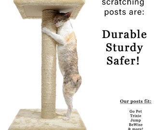 Rural King Whisker City Cat Perch With Double Wide Scratcher Pack