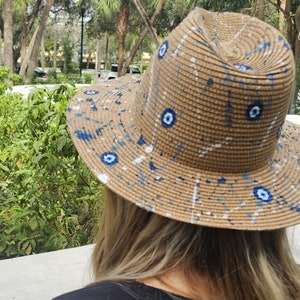 Handmade Art Hat: Painted Sun Protection Fashion
