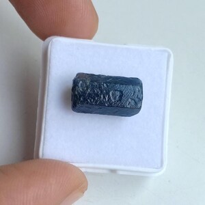 11.67 Ct Raw Blue Sapphire Rough Unheated Loose Gemstone | 14.7x7.4MM Natural Blue Sapphire Raw For Women Pandent | African Sapphire Pendent