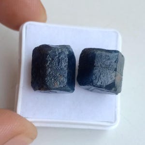 African Natural Blue Sapphire Gemstone 36.77 Ct, Loose Birthstone, Healing Crystal For Jewellery Making, September Birthstone, Fine Quality