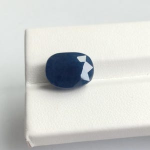 REAL !! Natural Blue Sapphire - African Sapphire- Oval 8.28 Ct- Unheated Srilankan Sapphire- Earth Mined Loose Gemstone- Sapphire Jewellery