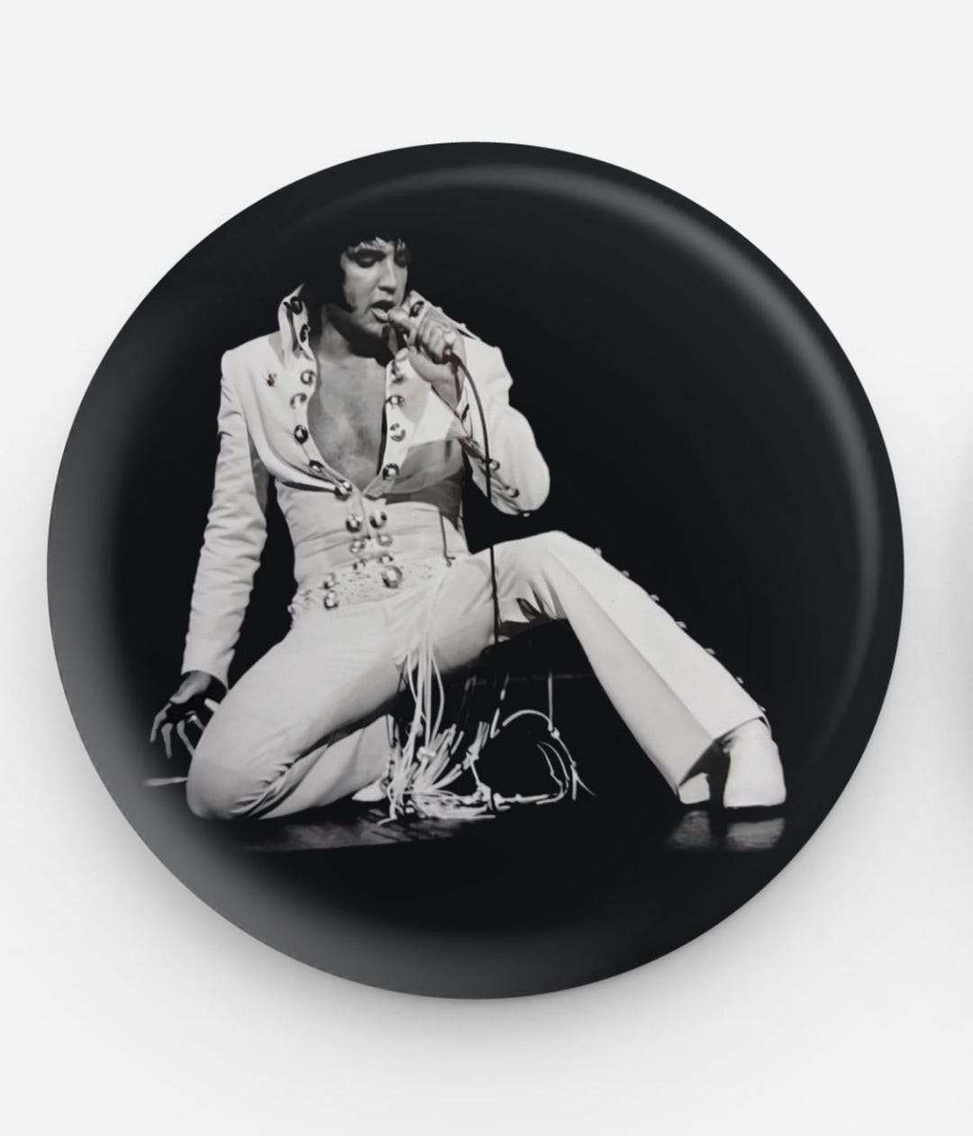 Elvis Presley Button Pin - Etsy