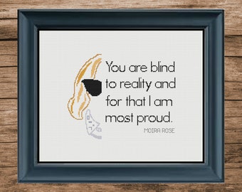 Moira Rose Quote Cross Stitch Pattern - Schitt's Creek (PDF)