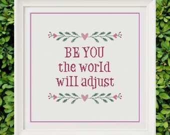 Be You - Counted Cross Stitch Pattern PDF