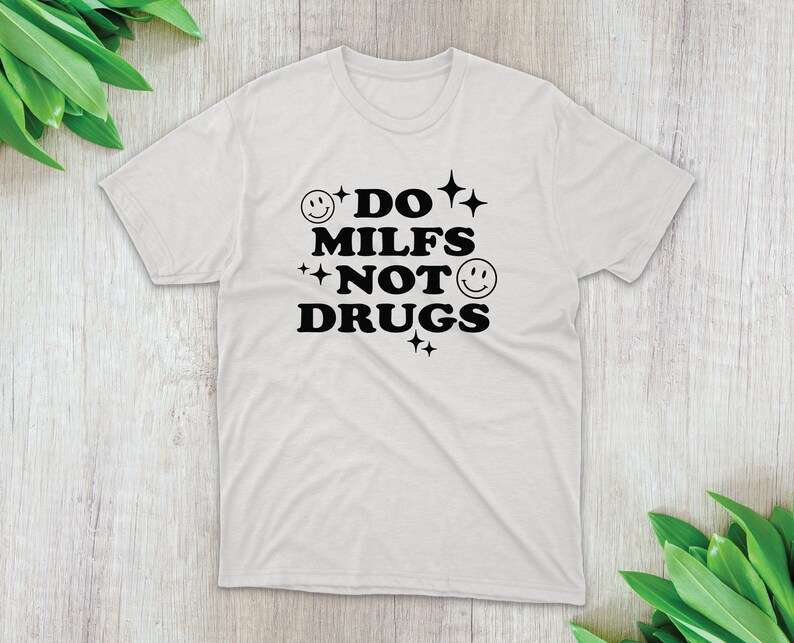 thumbnail image 2 of Funny DO Milfs NOT Drugs Hoodie - Rude Sarcastic Humor Pullover Sweatshirt 2 of 13