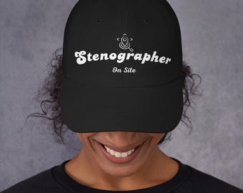 Cappello da baseball Stenographer On Site (diversi colori)