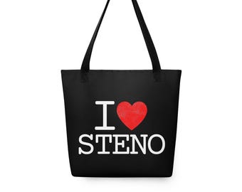 Borsa tote I Love Steno