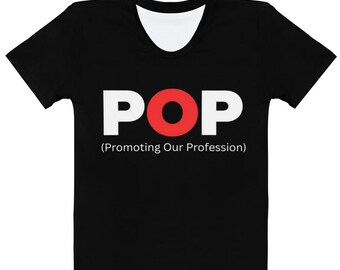 T-shirt girocollo in cotone POP da donna