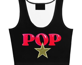 Top corto POP Star