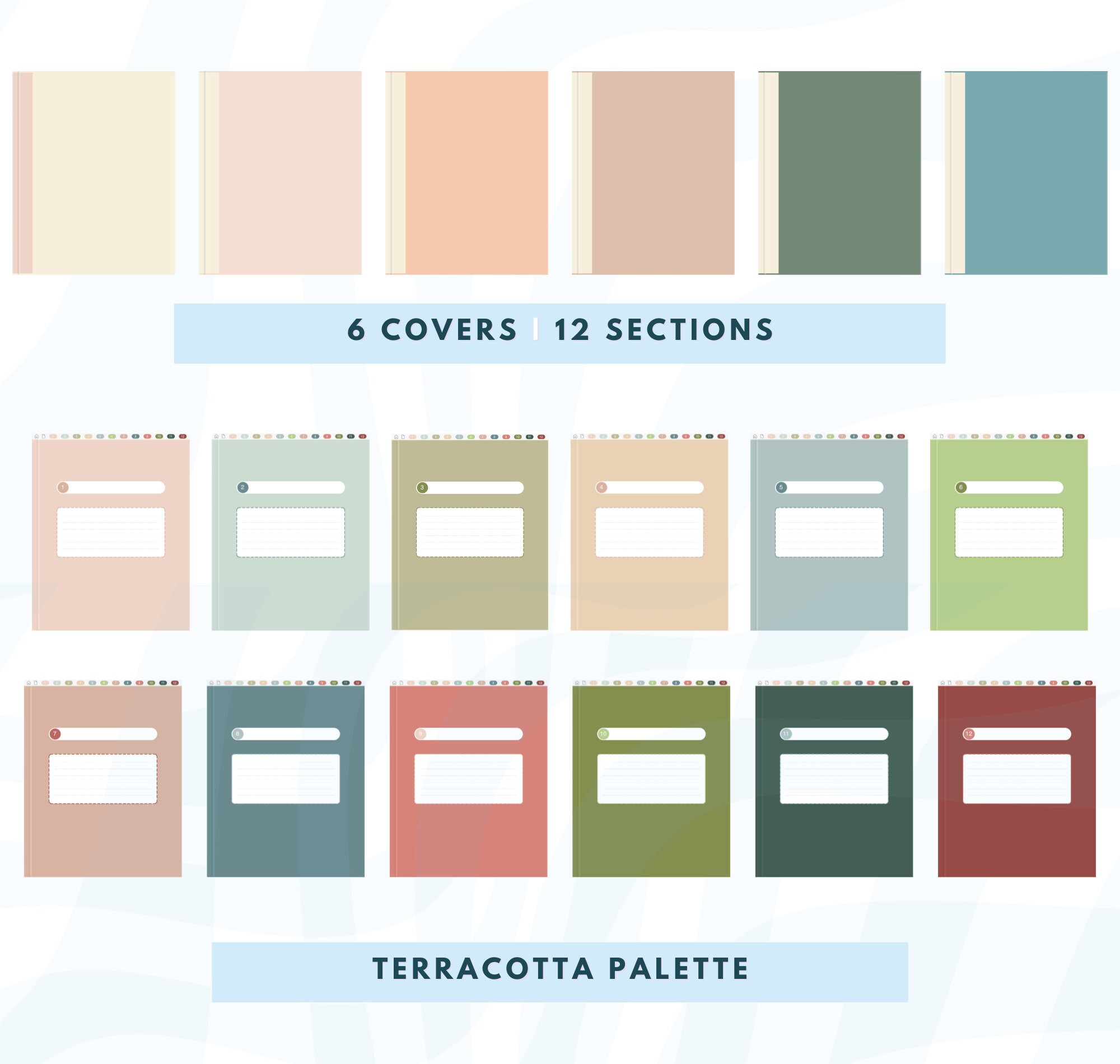 Goodnotes Student Digital Notebook Hyperlinked Notes Templates, Planner ...