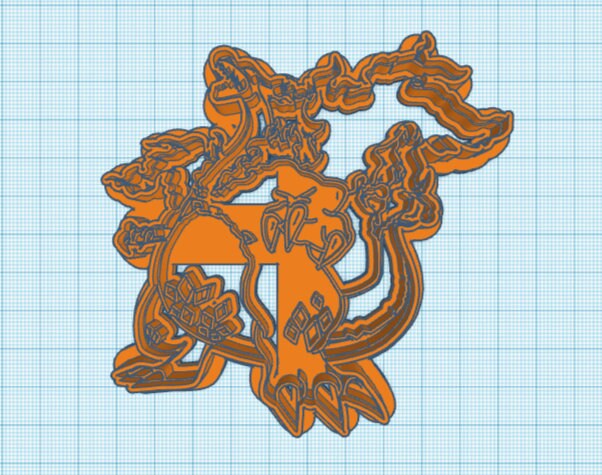 Charmander Evolution Line Cookie Cutter Stls - Etsy Australia