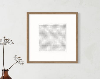 Abstract Drawing. Original Artwork. Modern. Geometric - Retícula 028