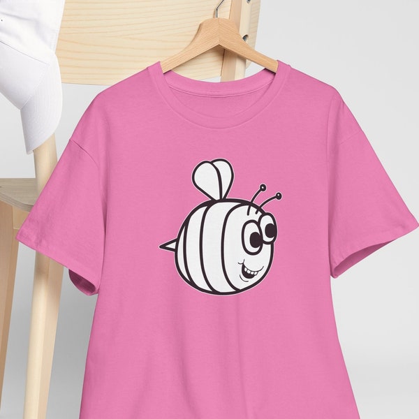 Bumblebee Bumble Bee Shirts Vintage Funny Cute Queen Bee Tops Honey Bee Lover T-Shirt Pink Ladies Women Girls TShirt Premium Cotton Tee