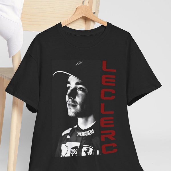 Charles Leclerc Shirt Monte Carlo Monaco F1 Scuderia Ferrari 2024 Formel 1 Monégasque Monégasque Rennfahrer DP Winner, Premium Cotton Tee