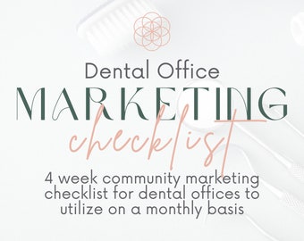 Monthly Marketing Checklist For Dental Offices