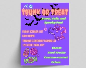 Trunk or Treat 8.5"x11" PNG