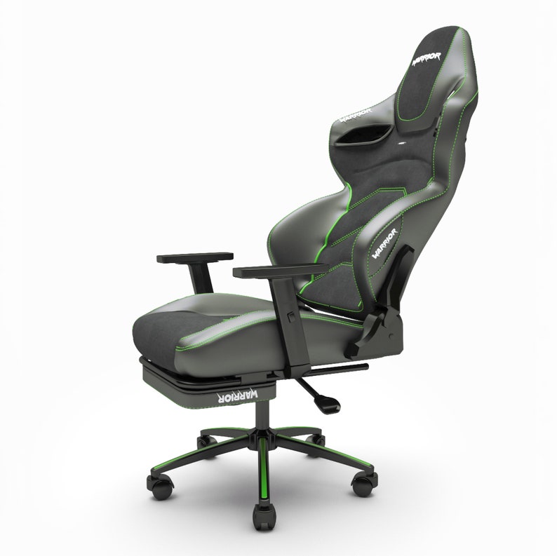 Warrior Kratos Gaming Chair With Footrest, Ergonomic Gaming Chair ...