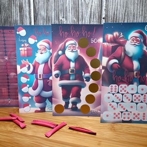 Ho ho ho, Sparchallenge, Budgeting, Weihnachten, Losen, Rubbeln, Würfeln