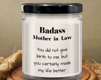 Schoonmoeder cadeau, cadeau voor schoonmoeder, cadeau van schoondochter, bonus moeder cadeau, badass schoonmoeder, cadeau voor moeder,