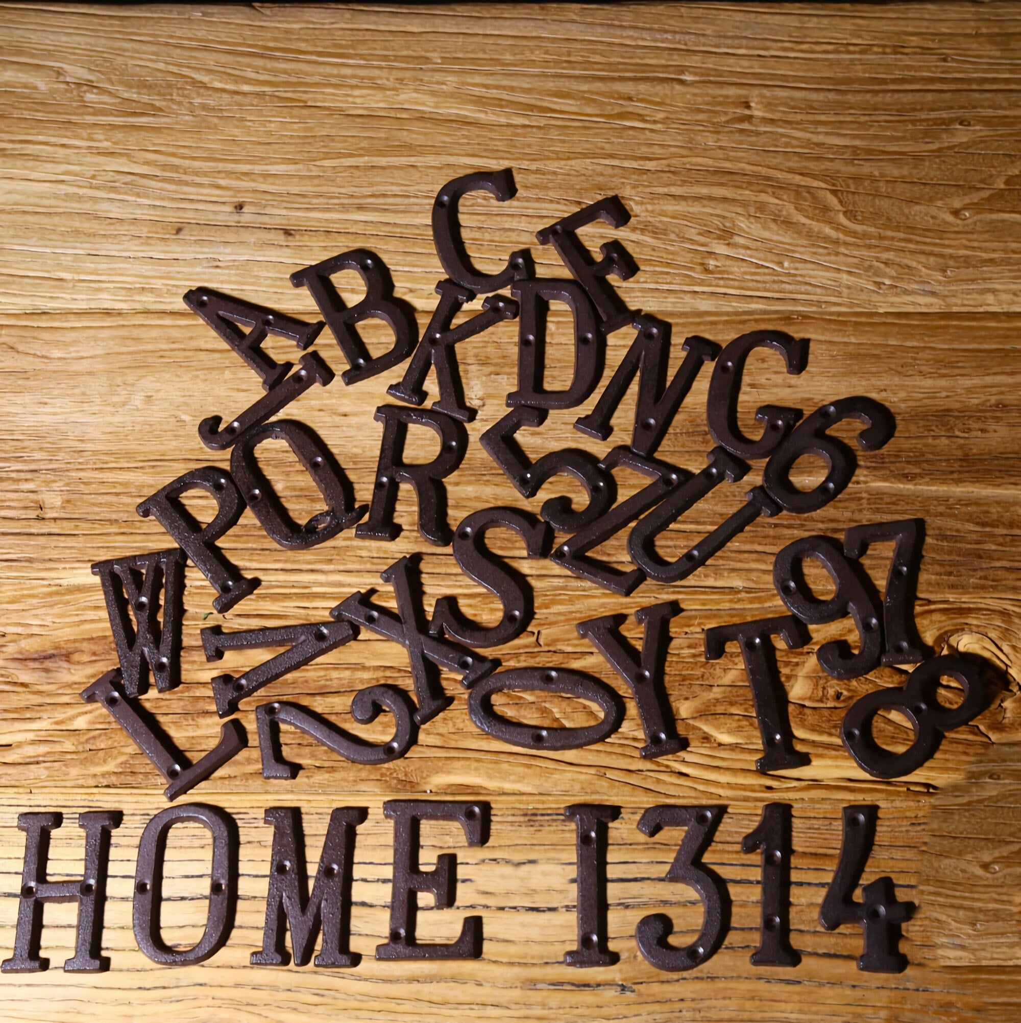 Large Wrought Iron Letters