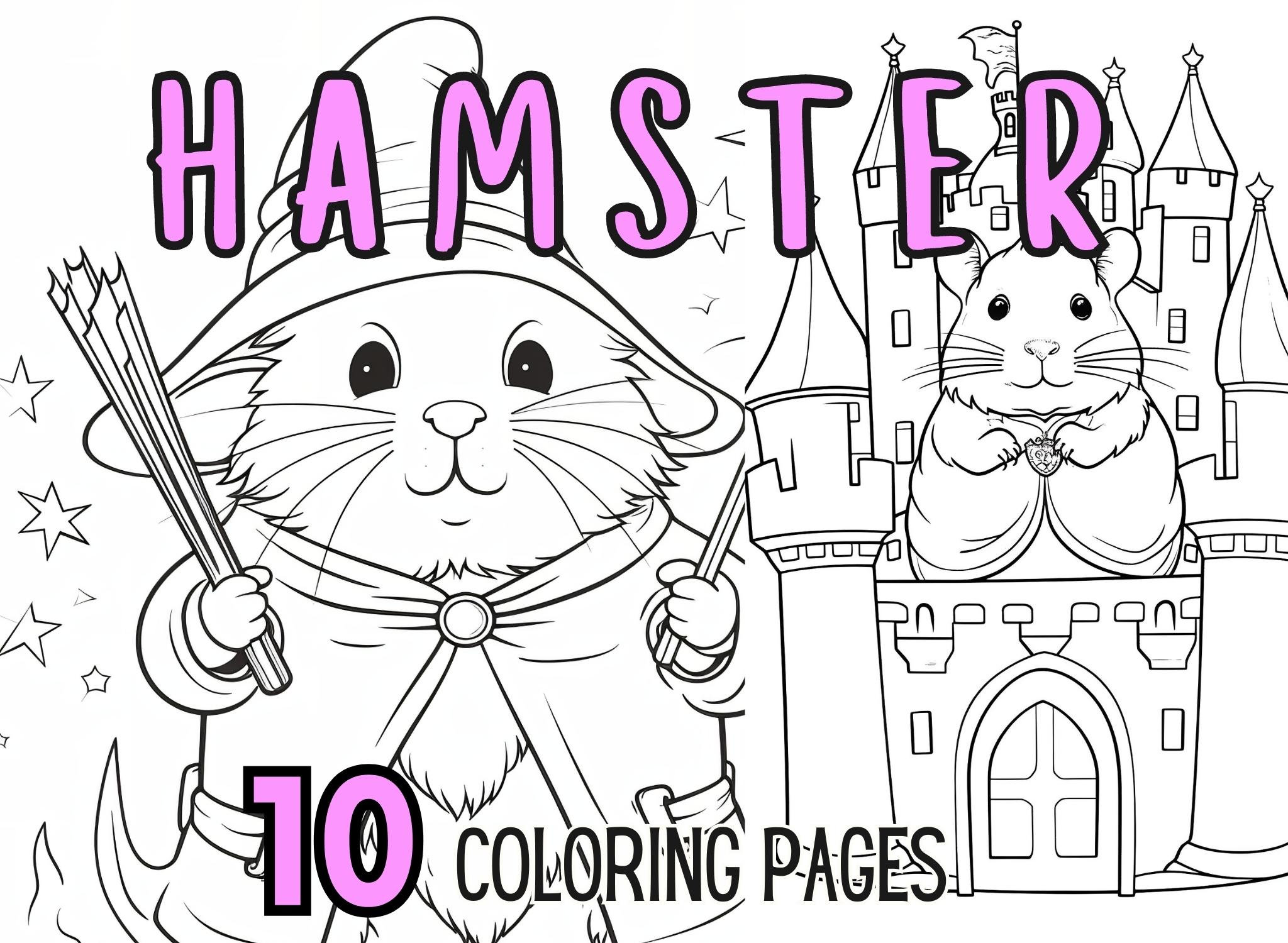 Humphrey The Hamster Coloring Pages