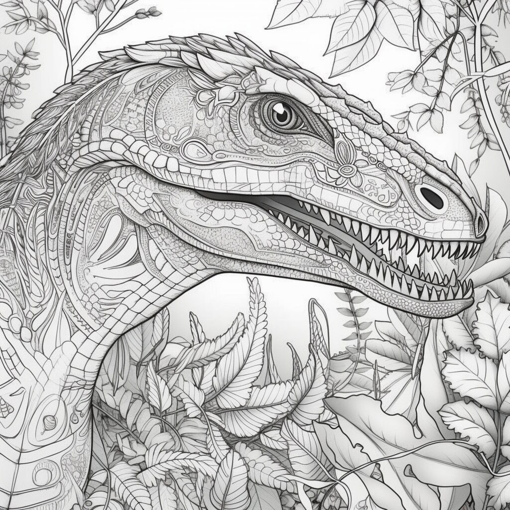 Adult Dinosaur Coloring Pages - Microsoft Apps