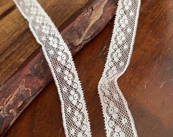 White French Val Edging Lace with Dots 3/4" wide Heirloom Sewing Notions Heirloom Dress