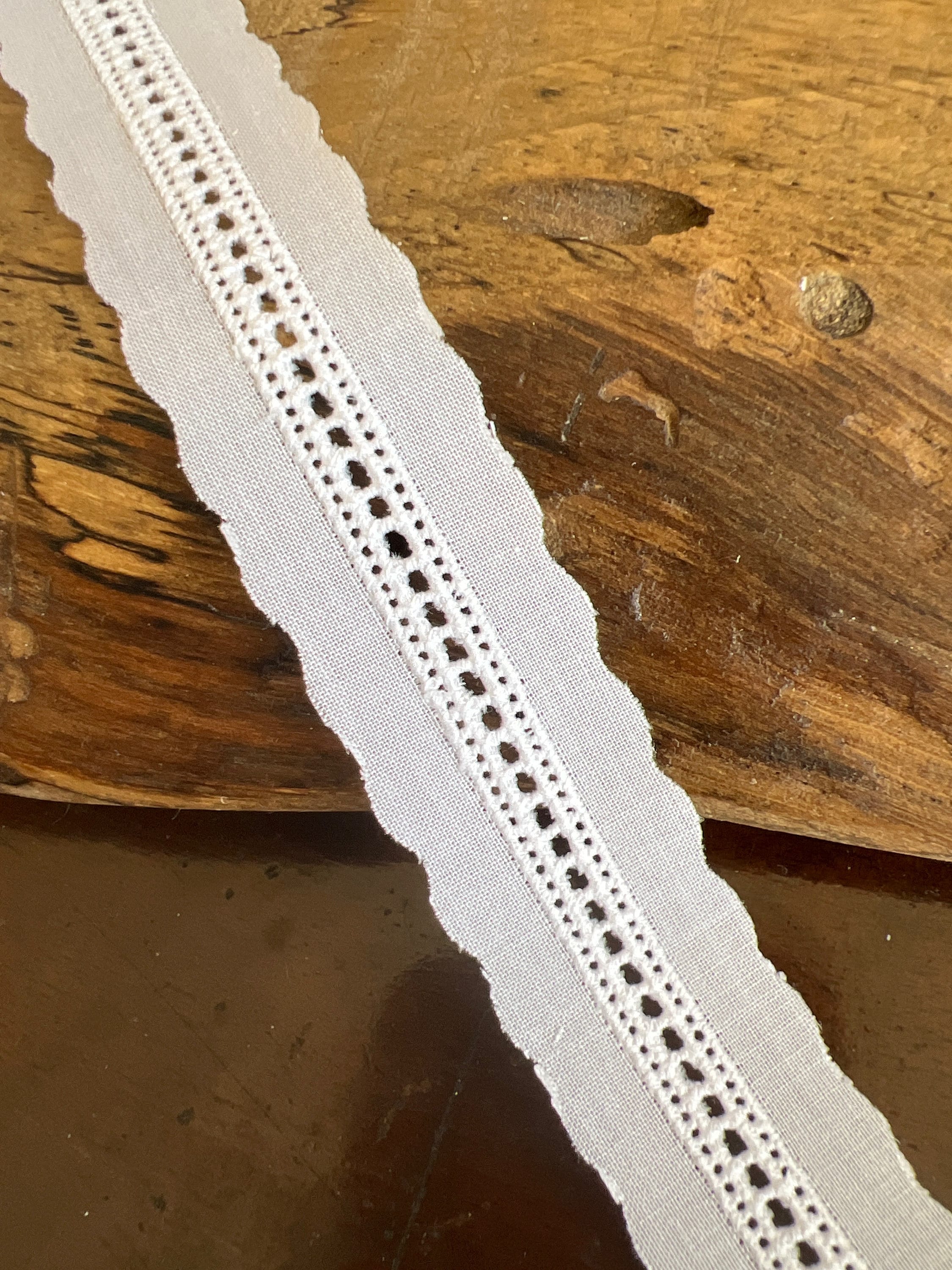Swiss Double Entredeux White Heirloom Sewing Notion Lace Trim Cotton Etsy