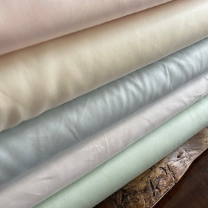 Satin Batiste 100% Cotton 45" Wide Heirloom Sewing Christening Gown Satin Finish Dress