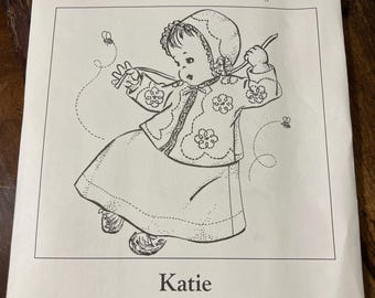 Petite Poche Katie Jacket, Bonnet and Heirloom Dress Pattern Size 6, 12, 18 mo includes embroidery designs