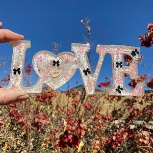 Love Sign, Home Decor, Freestanding Sign, Gifts for Her, Romance, Wedding Decor, 3D Sign, Love Decor, Desk Decor, LOVE, Unique Gifts, Home