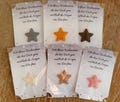 Pocket star made of fabric, small gift, for any occasion, New Year's Eve, Christmas