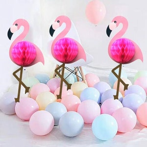 Flamingo honeycomb hanging decoration