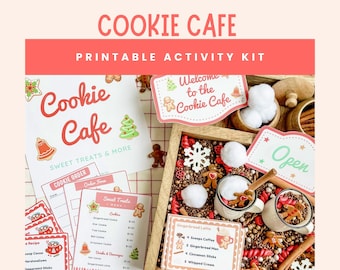 Cookie Cafe Printable Activity Kit Sensory Bin Fine Motor Activity