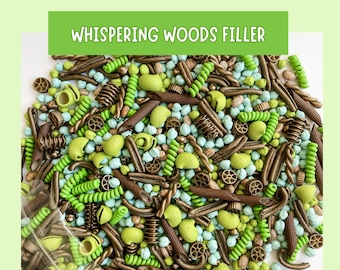 Whispering Woods Sensory Bin Filler Forest Sensory Bin Bird Nest Filler preschool fine motor activity