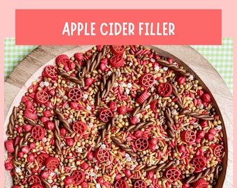 Apple Cider-Themed Sensory Bin Filler Apple Farm Fine Motor Learning Activity Screen Free Preschool Kids Gift