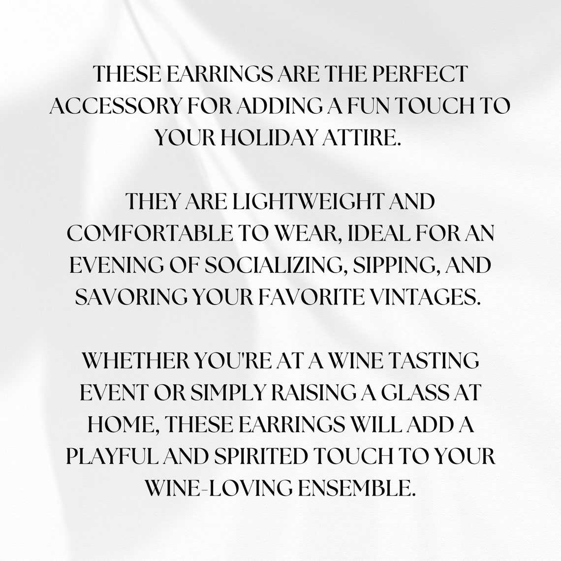 Wine Earrings for Women. Red Wine Novelty Accessories, Great Gift Idea