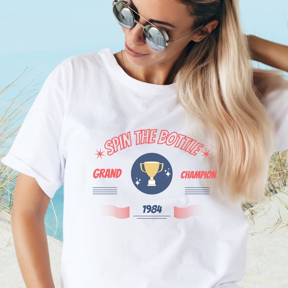 Spin the Bottle Champion T Shirt Custom Unisex Short Sleeve T Shirt Funny Gen X Shirts Nostalgic Gifts. Etsy UK