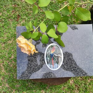 Oval Photo, Tombstones Photo, Memorial Porcelain, Personalized Oval Ceramic Memorial Photo Perfect for Outdoor Tombstone Decor