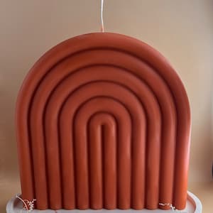 Large Rainbow Arch Candle Terracotta Design Autumn Winter Decoration