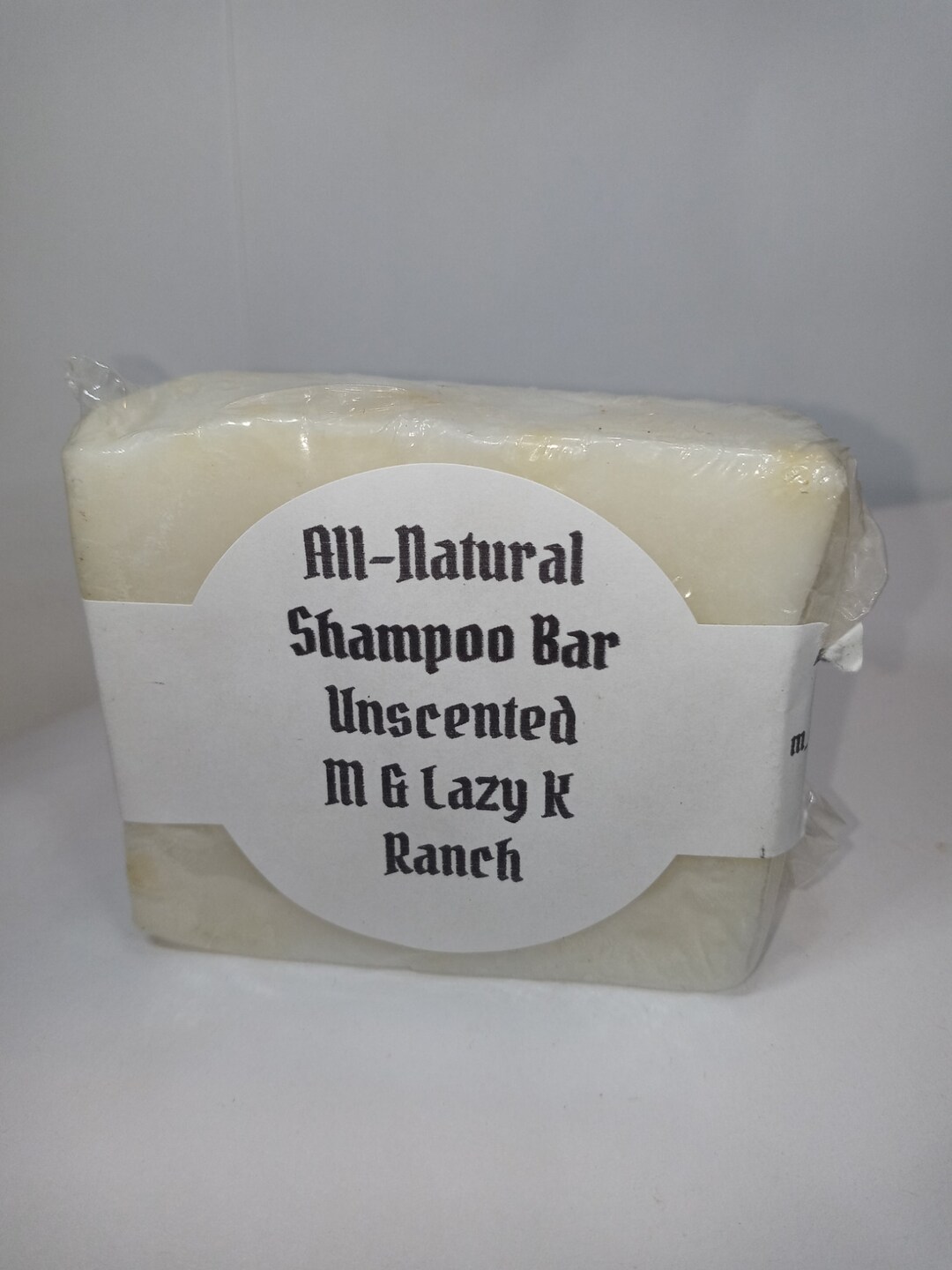 Unscented Allnatural Shampoo Bar Handmade 5 Ounces Etsy